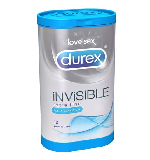 DUREX INVISÍVEL EXTRA SENSITIVO 12 Unidades
Extra fino para a máxima sensibil