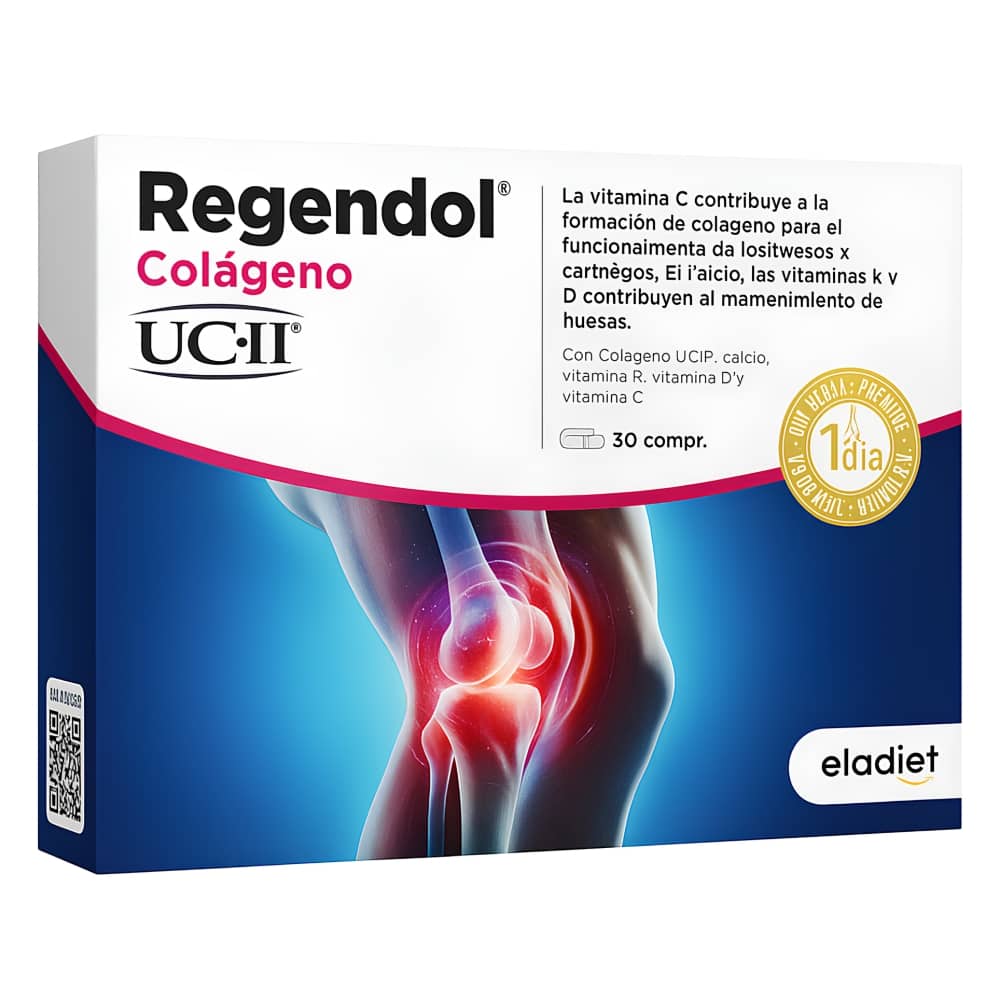 Eladiet® Regendol® Colágeno UC-II® - Ossos e articulações

Regendol® Colágeno