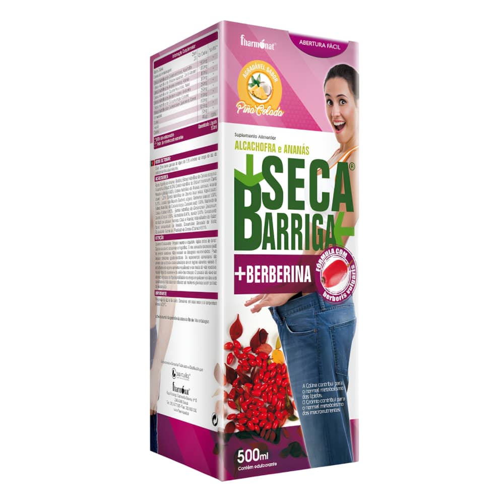 Fharmonat Seca Barriga + Berberina - Queima gordura e controla o apetite de form