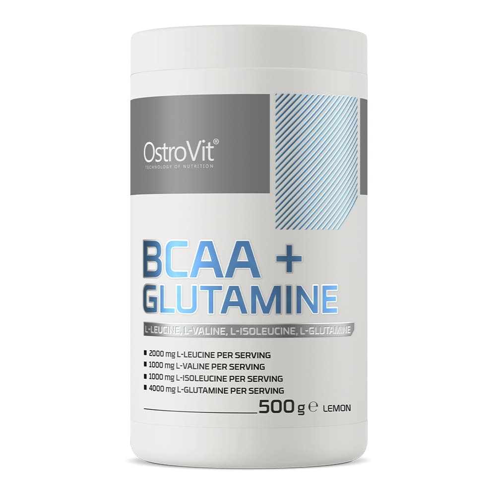 BCAA + Glutamine da OstroVit® - suplemento de primeira classe para pessoas fisic