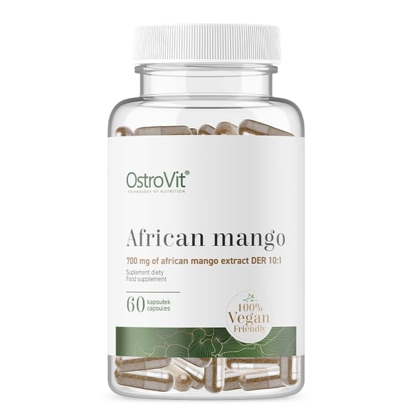 OstroVit® African Mango Vege - 700mg de extrato de manga africana DER 10:1
Os