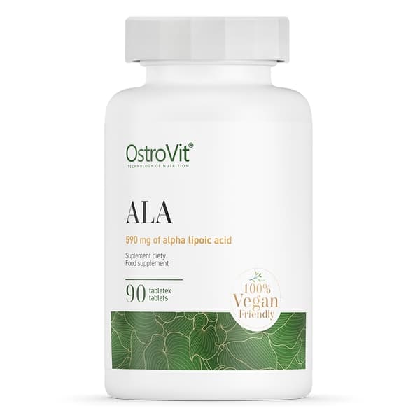 OstroVit® ALA - 590mg de ácido alfa-lipóico
OstroVit® ALA é composto por um d