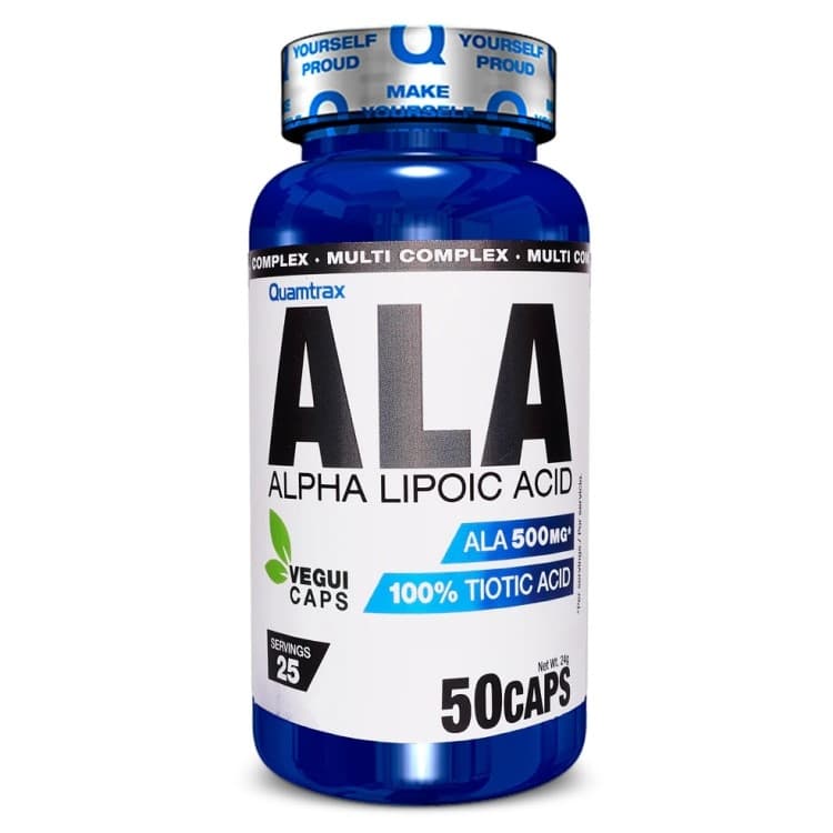 Quamtrax ALA Alpha Lipoic Acid - Ácido alfa lipóico

Quamtrax ALA é um supleme