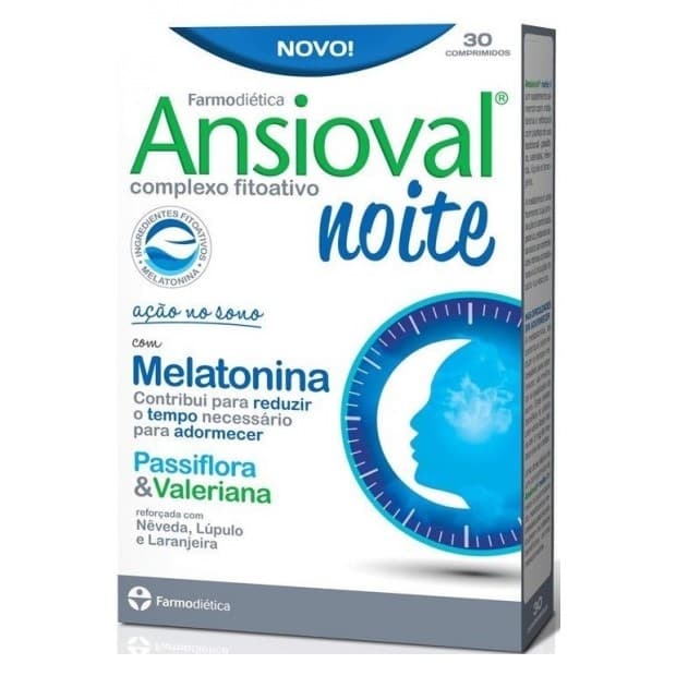 Ansioval Noite - Ideal para uma noite tranquila
Ansioval Noite é composto por