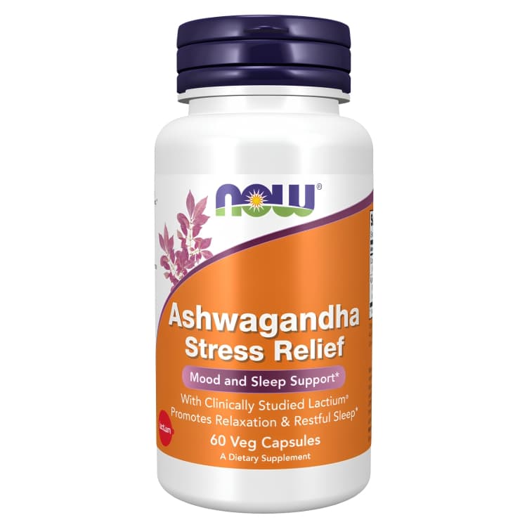 NOW® Foods Ashwagandha Stress Relief - Suporte para humor e sono
Ashwagandha
