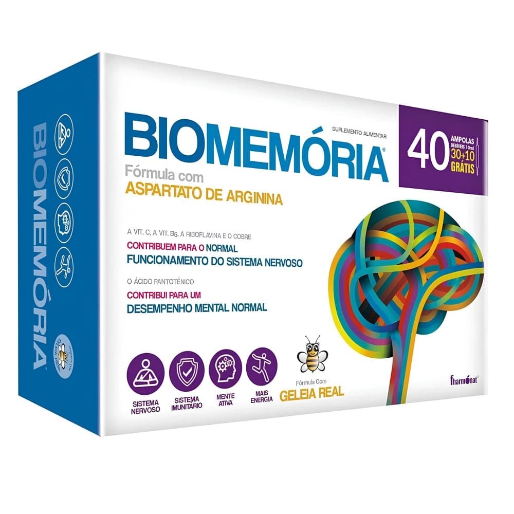 Fharmonat Biomemória - Contribui para um desempenho mental normal

Biomemória