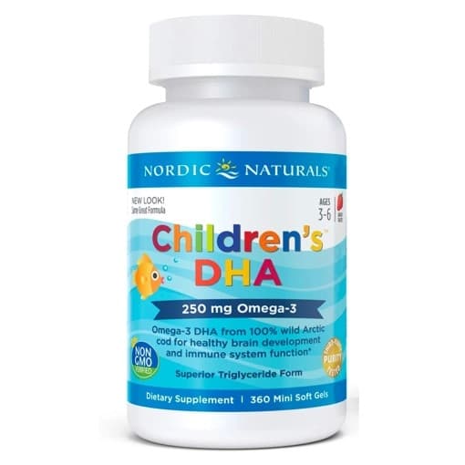 Children's DHA™ - 250mg Ómega-3 para crianças de 3-6 anos
Feito exclusivament