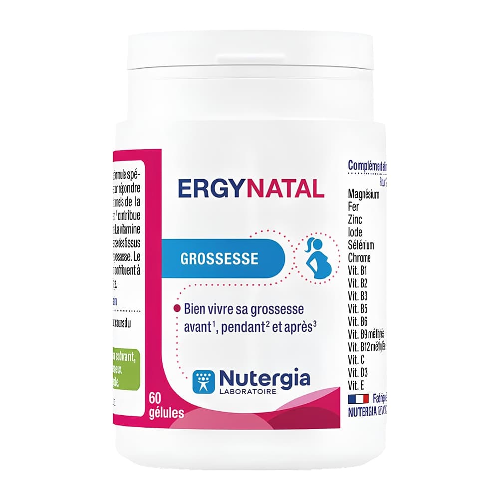 Nutergia ERGYNATAL - Gravidez

ERGYNATAL é uma fórmula especialmente adaptada