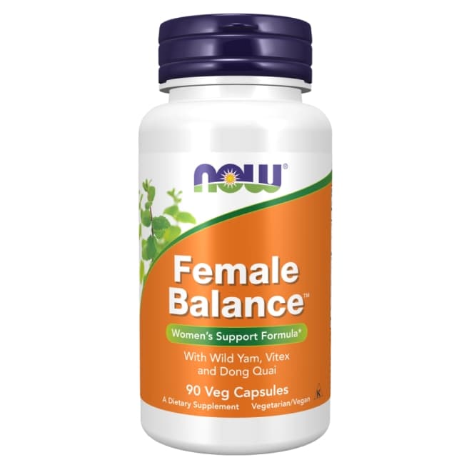 NOW® Foods Female Balance™ - Fórmula de apoio às mulheres
NOW® Female Balance