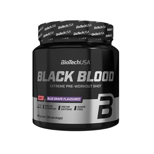 Black Blood CAF+ Biotech USA - Fórmula radical para o pré-treino com 400mg cafeí