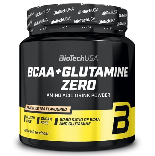 BCAA + Glutamine Zero da BioTech USA - Suplemento alimentar de BCAA com glutamin