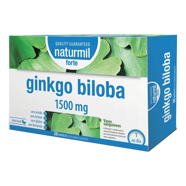Naturmil Ginkgo Biloba Forte - Tónico cerebral

Gingko Biloba Forte é um suple