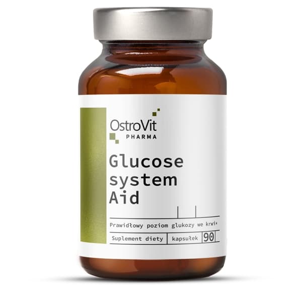 OstroVit Pharma Glucose System Aid - Complexo de ingredientes que regulam os nív