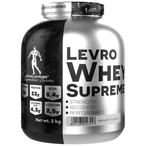 LevroWhey Supreme 2kg - A qualidade deste suplemento fornece a fusão de proteína