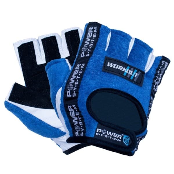 Gloves Workout Blue - Luvas de treino azuis
As luvas Workout da Power System
