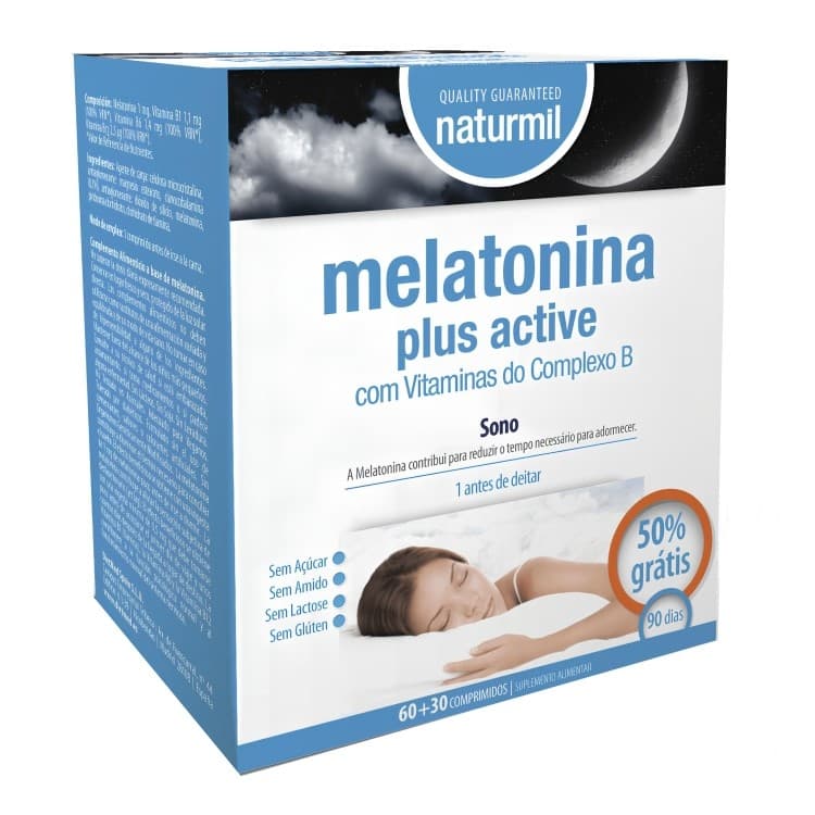 Naturmil Melatonina Plus Active - Vitaminas do Complexo B

A melatonina é uma