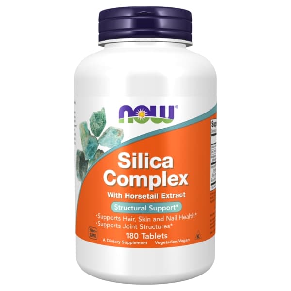 NOW® Foods Silica Complex - Suporte estrutural
A sílica é um elemento natural