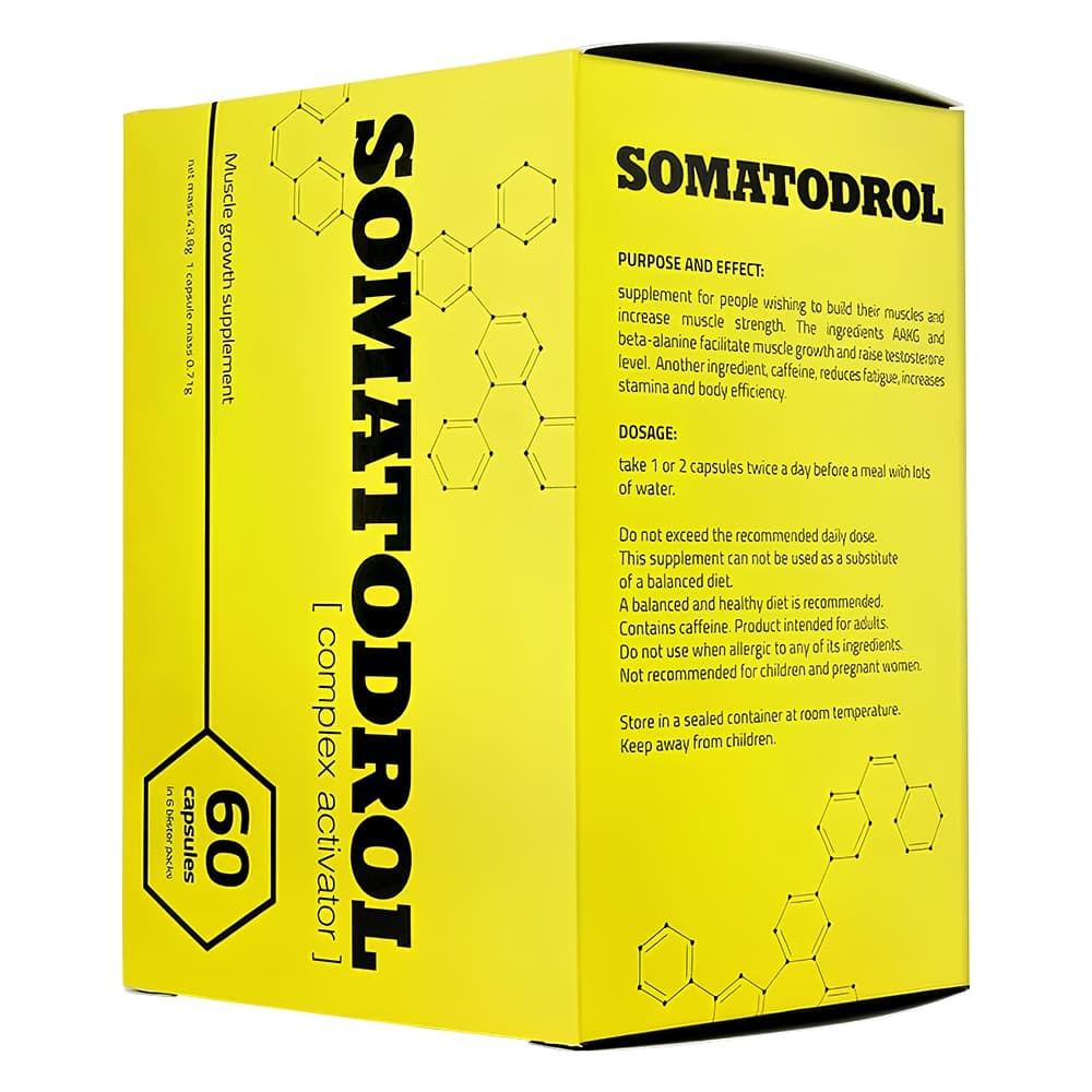 Somatodrol - Testosterona e Hormona do Crescimento
Somatodrol inclui poderoso