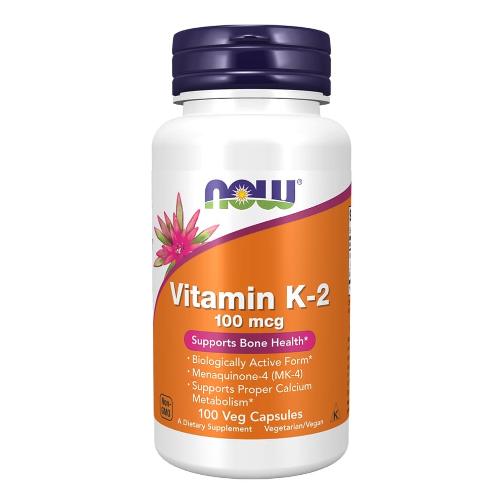 Vitamin K-2 100mcg 100 veg caps - Apoia a saúde óssea

Embora a vitamina K sej