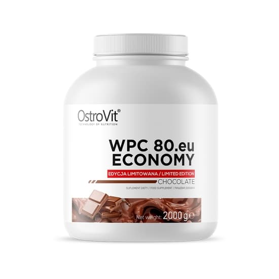 OstroVit® WPC80.eu Economy - Alto teor de proteína
Whey protein apoia intensa