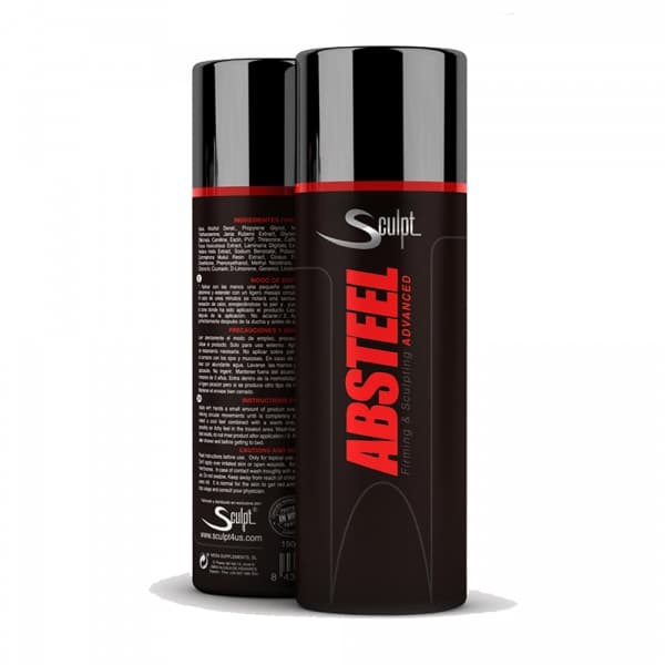 Sculpt Absteel Advanced – Creme redutor eficaz e avançado
Fórmula avançada do