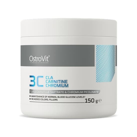 OstroVit® 3C CLA Carnitine Chromium - Mantém os níveis normais de glicose no san