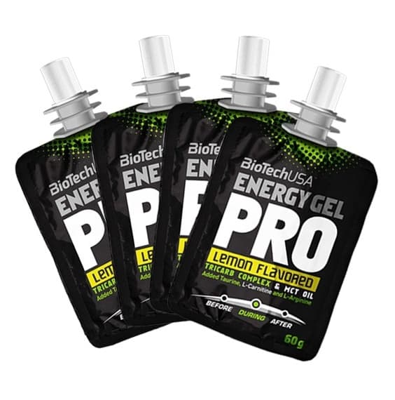 Biotech Energy Gel Pro – Matriz de hidratos de carbono com óleo de TCM, enriquec