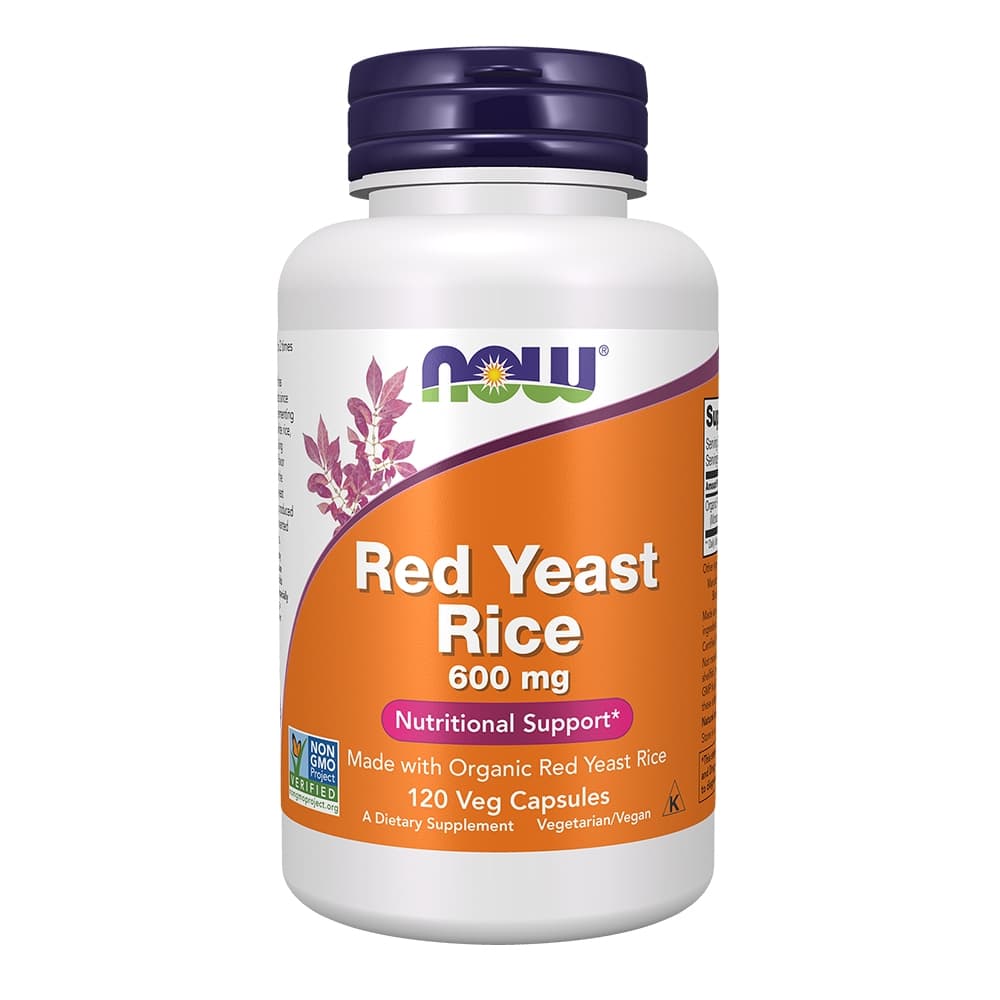 Red Yeast Rice Now® Foods - Ajuda a combater o colesterol e os triglicéridos