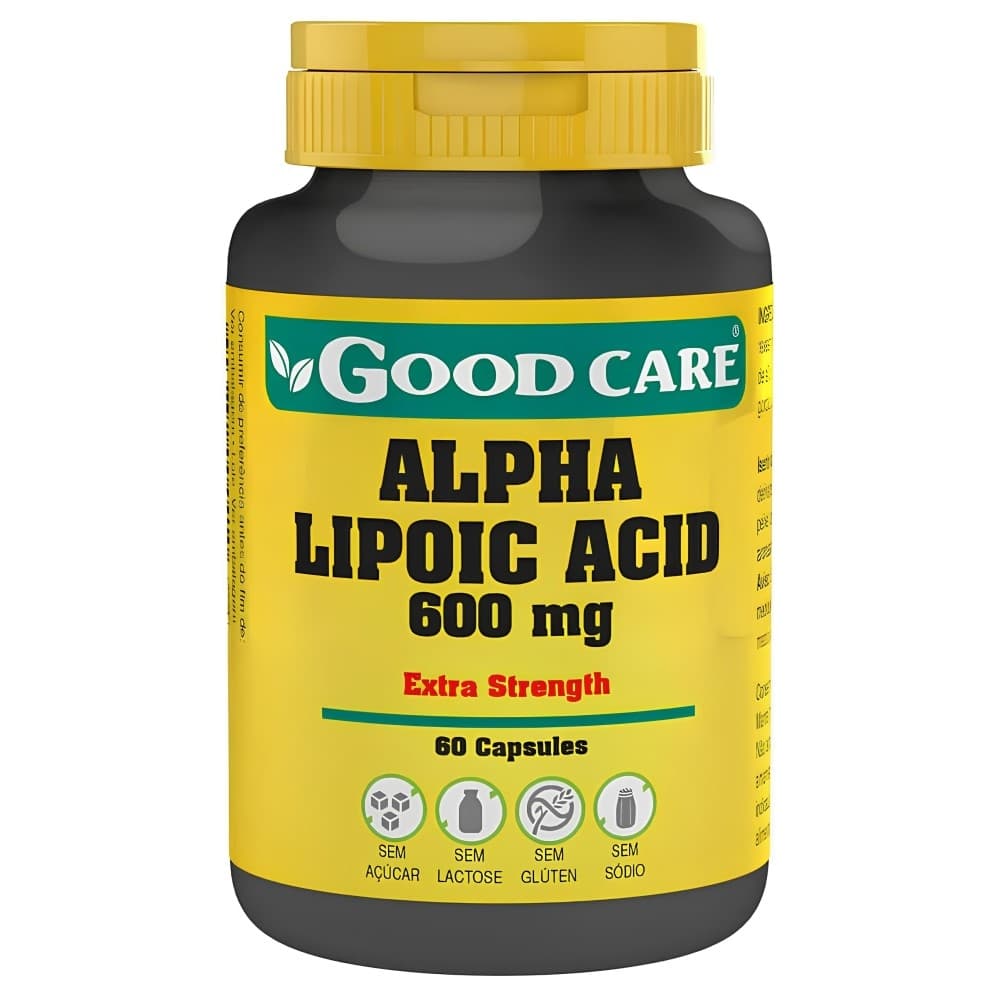 Good Care® Alpha Lipoic Acid - Poderoso antioxidante
O ácido alfa lipóico (AL
