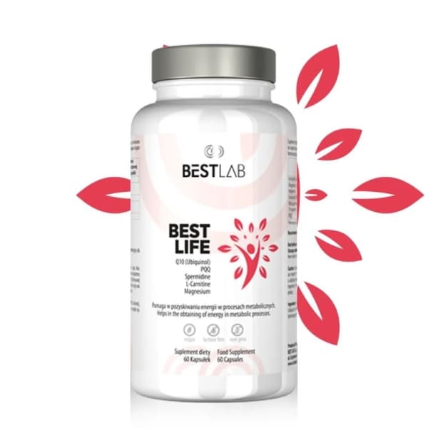BestLab BestLife - Q10, PQQ, Espermidina, L-Carnitina e Magnésio
Best Life é
