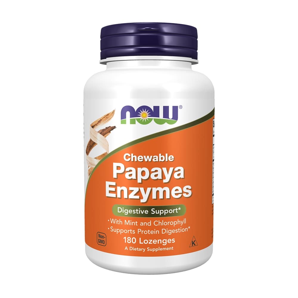NOW® Foods Papaya Enzymes - Suporte digestivo
NOW® Foods Papaya Enzymes estim