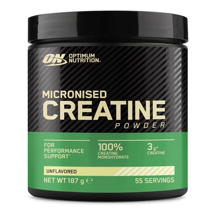 Optimum Nutrition® Micronised Creatine Powder - Tamanho, força e desempenho musc