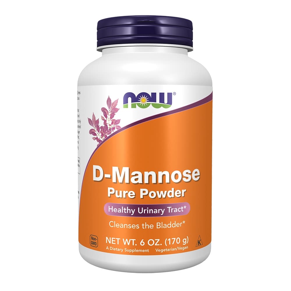 NOW® Foods D-Mannose Pure Powder - Apoia a saúde do sistema urinário
D-Manose