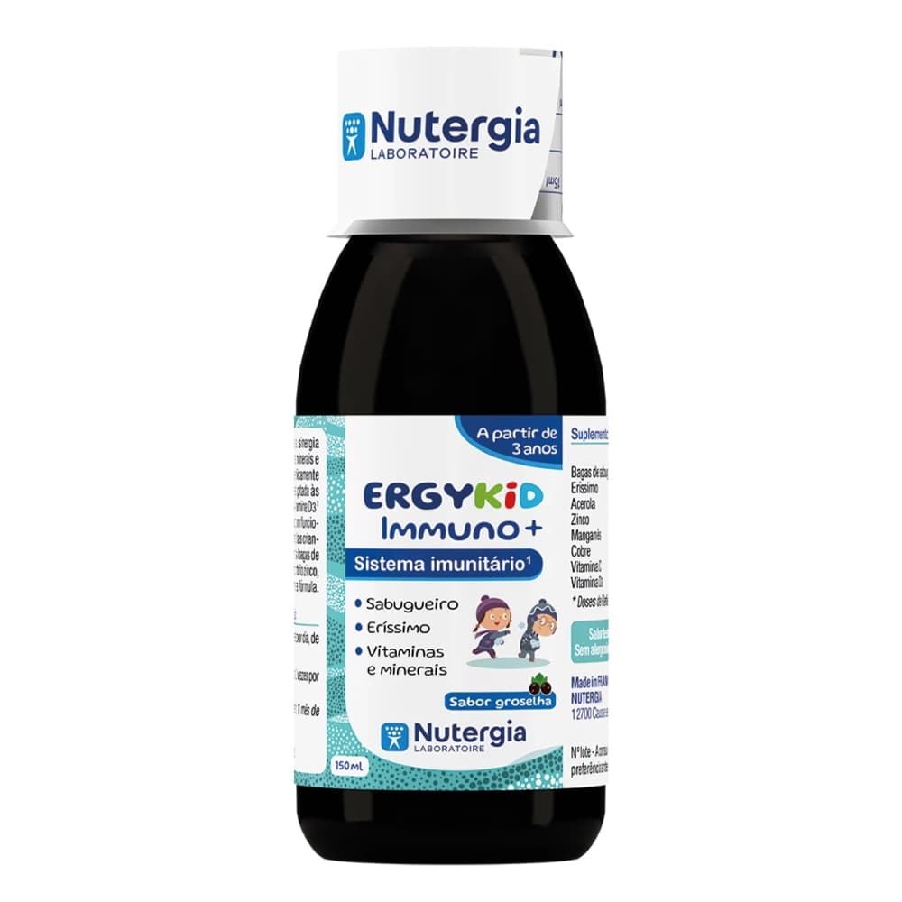 Nutergia ERGYKID Immuno+ - Sistema imunitário
ERGYKID Immuno+ é uma sinergia