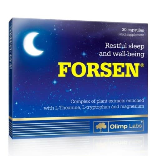 Forsen® - Sono tranquilo e bem-estar
Forsen® contém um complexo de ingredient