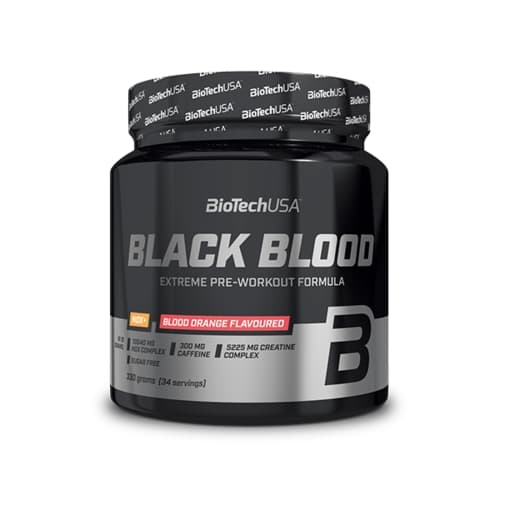 Black Blood NOX+ Biotech USA - Pré-treino com um complexo máximo de NOX, 300mg C