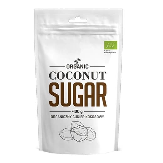 Organic Coconut Sugar da Diet-Food® - Alternativa saudável ao açúcar branco
O