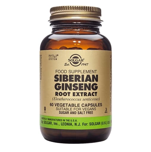 Siberian Ginseng Root Extract da Solgar – Apoia o desempenho físico
O ginseng