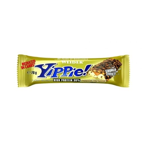 A Yippie! Bar® - Barra com elevador teor de proteínas e baixo teor em açúcar