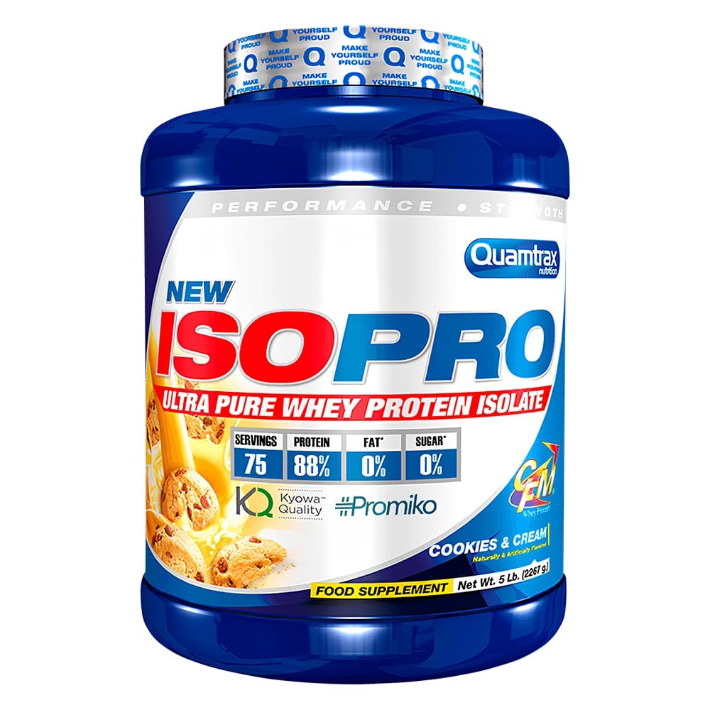 Iso Pro Quamtrax - Proteína digestão rápida com glutamina Kyowa™
O novo Iso P