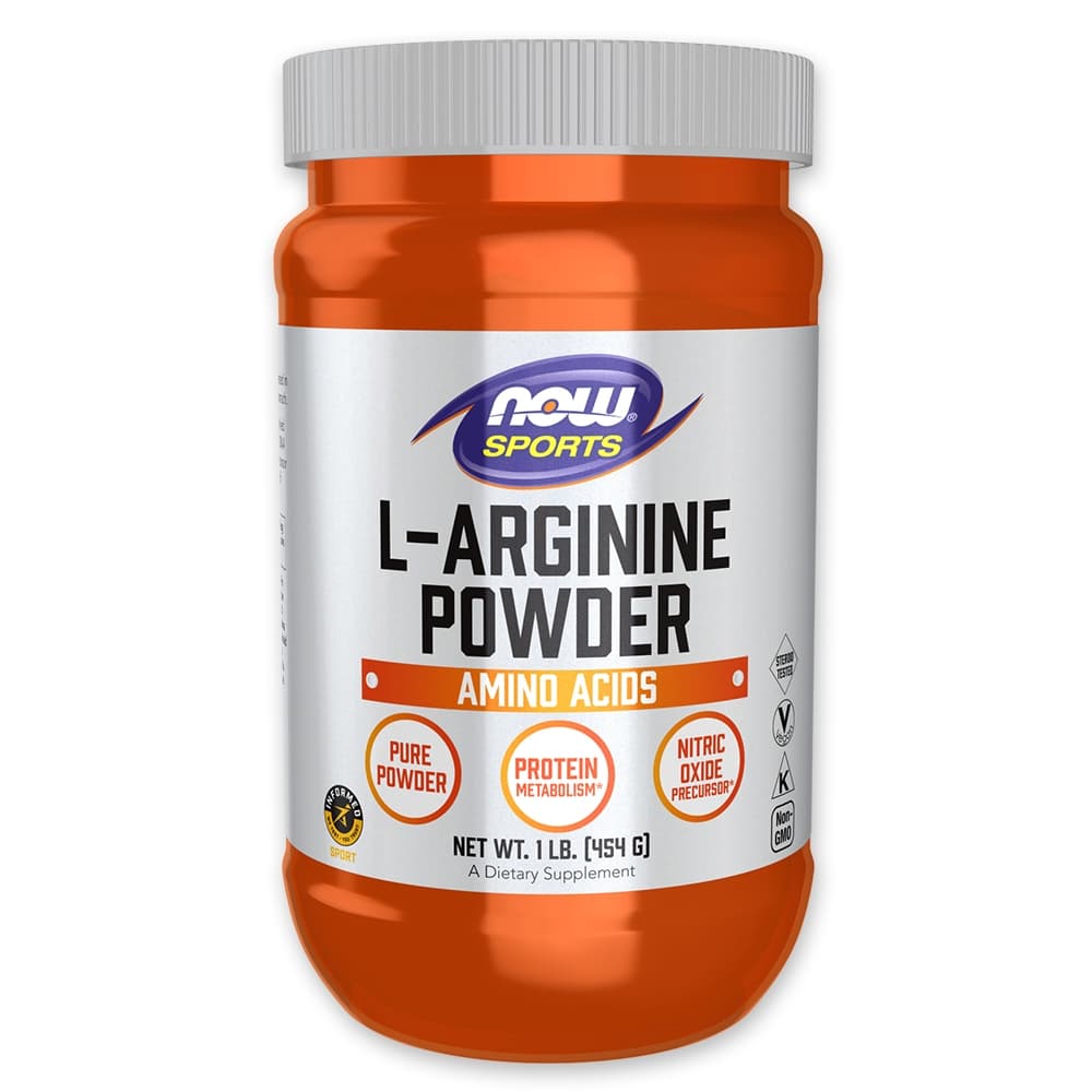 NOW® Foods L-Arginine Powder - Melhor performance desportiva
A arginina é um