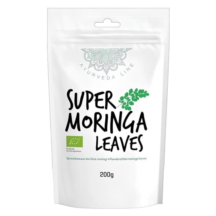 Diet Food Super Moringa Leaves - 100% folhas de moringa em pó orgânicas
A mor
