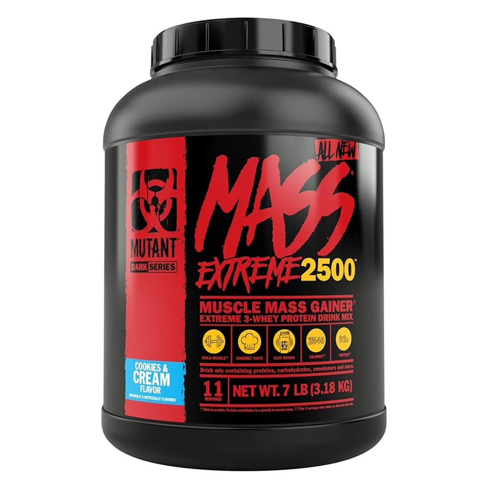 Mass XXXtreme 2500 da Mutant® - Fornece 2540kcal extra!
Mass XXXtreme 2500 d