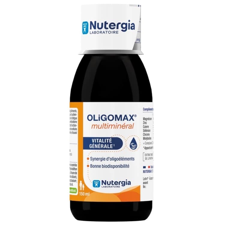 Nutergia OLiGOMAX Multimineral - Vitalidade geral
OLiGOMAX Multimineral é uma