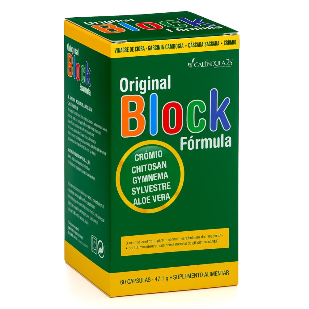 Calêndula Original Block Fórmula - Fique em forma de forma saudável
Constituí