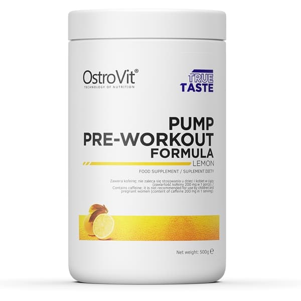 OstroVit® PUMP Pre-Workout Formula - Mais força e resistência no treino
PUMP