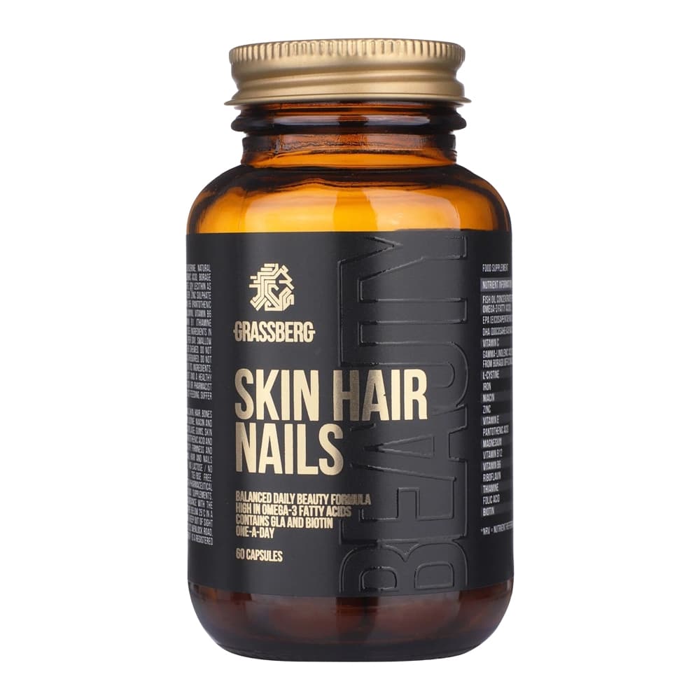 Grassberg Skin Hair Nails - Pele, cabelo e unhas
Skin Hair Nails é um supleme