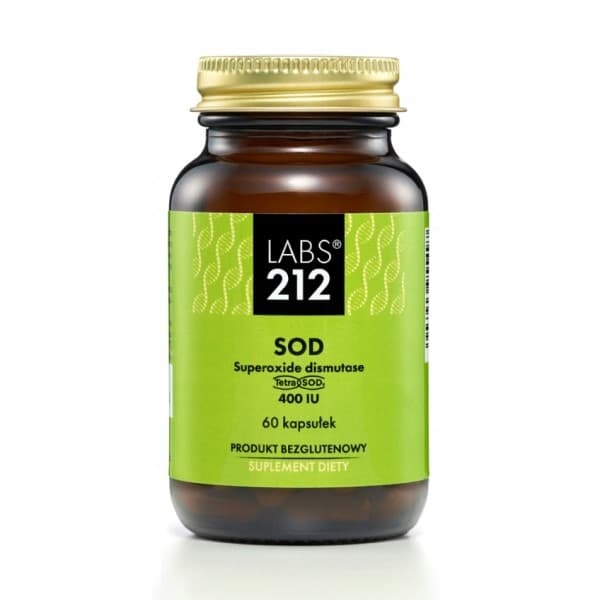 LABS®212 SOD - Superóxido Dismutase 400IU
O suplemento dietético SOD é uma pr