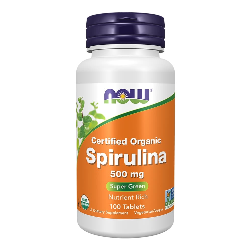 Certified Organic Spirulina da Now Foods® - Rico em nutrientes
A spirulina